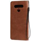 For LG Stylo 6 Solid Color Horizontal Flip Protective Leather Case with Holder & Card Slots & Wallet & Photo Frame & Lanyard(Brown) - 3