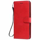 For LG Stylo 6 Solid Color Horizontal Flip Protective Leather Case with Holder & Card Slots & Wallet & Photo Frame & Lanyard(Red) - 2