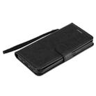 For iPhone 12 / 12 Pro Solid Color Horizontal Flip Protective Leather Case with Holder & Card Slots & Wallet & Photo Frame & Lanyard(Black) - 6