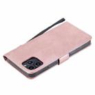 For iPhone 12 / 12 Pro Solid Color Horizontal Flip Protective Leather Case with Holder & Card Slots & Wallet & Photo Frame & Lanyard(Rose Gold) - 6