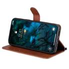 For iPhone 12 Pro Max Solid Color Horizontal Flip Protective Leather Case with Holder & Card Slots & Wallet & Photo Frame & Lanyard(Brown) - 6