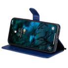 For iPhone 12 Pro Max Solid Color Horizontal Flip Protective Leather Case with Holder & Card Slots & Wallet & Photo Frame & Lanyard(Blue) - 6