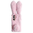 For Samsung Galaxy S24 5G Cute Plush Rabbit TPU Phone Case(Pink) - 1