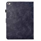 For iPad 9.7 2018 / 2017 Flowers and Bird Embossed Smart Leather Tablet Case(Black) - 3