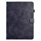 For iPad mini 2024 / mini 6 Flowers and Bird Embossed Smart Leather Tablet Case(Black) - 2