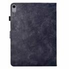 For iPad mini 2024 / mini 6 Flowers and Bird Embossed Smart Leather Tablet Case(Black) - 3