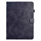 For iPad Pro 11 2024 Flowers and Bird Embossed Smart Leather Tablet Case(Black) - 2