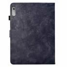 For Lenovo Tab M9 Flowers and Bird Embossed Smart Leather Tablet Case(Black) - 3