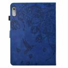 For Lenovo Tab M9 Flowers and Bird Embossed Smart Leather Tablet Case(Dark Blue) - 3