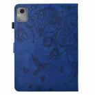 For Lenovo Tab M11 Flowers and Bird Embossed Smart Leather Tablet Case(Dark Blue) - 3