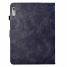 For Lenovo Tab P11 2nd Gen Flowers and Bird Embossed Smart Leather Tablet Case(Black) - 3