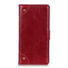 For Xiaomi Mi 10 Ultra Copper Buckle Nappa Texture Horizontal Flip Leather Case with Holder & Card Slots & Wallet(Wine Red) - 2