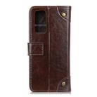 For Xiaomi Mi 10 Ultra Copper Buckle Nappa Texture Horizontal Flip Leather Case with Holder & Card Slots & Wallet(Coffee) - 3