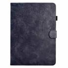For Samsung Galaxy Tab S6 Lite P610 Flowers and Bird Embossed Smart Leather Tablet Case(Black) - 2