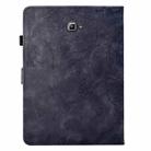 For Samsung Galaxy Tab A 10.1 T580 Flowers and Bird Embossed Smart Leather Tablet Case(Black) - 3