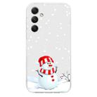 For Samsung Galaxy S24+ 5G Christmas Painted Pattern TPU Transparent Phone Case(Snowman) - 2
