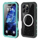 For iPhone 16 Pro Max RedPepper IP68 Waterproof Triple-proof MagSafe Phone Case(Black Blue) - 1