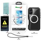 For iPhone 16 RedPepper IP68 Waterproof Triple-proof MagSafe Phone Case(Black Blue) - 6