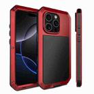 For iPhone 16 Pro Max RedPepper Triple-proof Metal Phone Case(Red) - 1