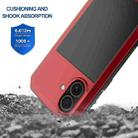 For iPhone 16 Plus RedPepper Triple-proof Metal Phone Case(Red) - 3