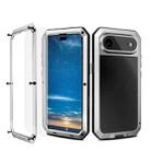 For iPhone 17 Air RedPepper Triple-proof Metal Phone Case(Silver) - 3