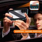 For iPhone 16 RedPepper Transparent Dot IP68 Waterproof Triple-proof Phone Case(Black Blue) - 2