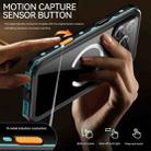 For iPhone 17 Pro Max RedPepper Transparent Dot IP68 Waterproof Triple-proof MagSafe Phone Case(Black Blue) - 4