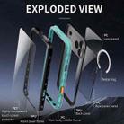For iPhone 17 Pro Max RedPepper Transparent Dot IP68 Waterproof Triple-proof MagSafe Phone Case(Black Blue) - 11