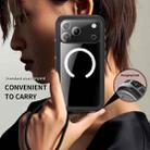 For iPhone 17 Pro Max RedPepper Transparent Dot IP68 Waterproof Triple-proof MagSafe Phone Case(Black Dark Grey) - 5