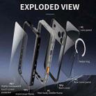 For iPhone 17 Pro Max RedPepper Transparent Dot IP68 Waterproof Triple-proof MagSafe Phone Case(Black Dark Grey) - 11