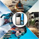 For iPhone 17 Pro RedPepper Transparent Dot IP68 Waterproof Triple-proof MagSafe Phone Case(Black Blue) - 5
