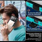 For iPhone 17 Pro RedPepper Transparent Dot IP68 Waterproof Triple-proof MagSafe Phone Case(Black Blue) - 6