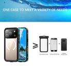 For iPhone 17 Pro RedPepper Transparent Dot IP68 Waterproof Triple-proof MagSafe Phone Case(Black Blue) - 8