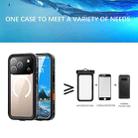 For iPhone 17 Pro RedPepper Transparent Dot IP68 Waterproof Triple-proof MagSafe Phone Case(Black Dark Grey) - 8