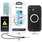 For iPhone 16 RedPepper IP68 Waterproof Triple-proof MagSafe Phone Case(Black) - 5