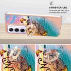 For OPPO Reno12 Pro Global Electroplating Pattern IMD TPU Shockproof Case with Rhinestone Ring Holder(Dream Chasing Butterfly) - 3