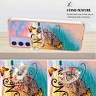 For Samsung Galaxy A16 5G Electroplating Pattern IMD TPU Shockproof Case with Rhinestone Ring Holder(Dream Chasing Butterfly) - 3