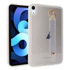 For iPad Air 5 / Air 4 / Pro 11 2018 Wristband Holder PC Hybrid TPU Soft Tablet Case(Transparent) - 1