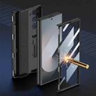 For Samsung Galaxy Z Fold6 GKK Integrated Magnetic Leather Flip Phone Case with Pen Box, Not Included Pen(Blue) - 3