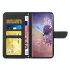 For Samsung Galaxy S25 Edge 5G Skin Feel Butterfly Embossed Flip Leather Phone Case(Black) - 3