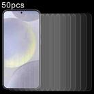 For Samsung Galaxy S24 5G 50pcs 0.26mm 9H 2.5D Tempered Glass Film - 1
