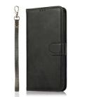 For iPhone 14 Plus Calf Texture 2 in 1 Detachable Magnetic Back Cover Leather Case(Black) - 2