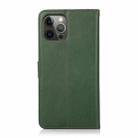 For iPhone 14 Pro Calf Texture 2 in 1 Detachable Magnetic Back Cover Leather Case(Green) - 3