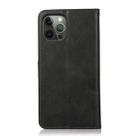 For iPhone 15 Pro Calf Texture 2 in 1 Detachable Magnetic Back Cover Leather Case(Black) - 3