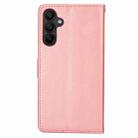 For Samsung Galaxy A15 5G Calf Texture 2 in 1 Detachable Magnetic Back Cover Leather Case(Rose Gold) - 3