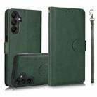 For Samsung Galaxy A15 5G Calf Texture 2 in 1 Detachable Magnetic Back Cover Leather Case(Green) - 1