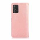 For Samsung Galaxy A33 5G Calf Texture 2 in 1 Detachable Magnetic Back Cover Leather Case(Rose Gold) - 3