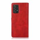 For Samsung Galaxy A53 5G Calf Texture 2 in 1 Detachable Magnetic Back Cover Leather Case(Red) - 3