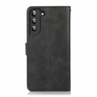 For Samsung Galaxy S23 5G Calf Texture 2 in 1 Detachable Magnetic Back Cover Leather Case(Black) - 3