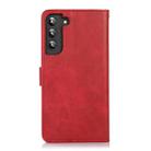 For Samsung Galaxy S23+ 5G Calf Texture 2 in 1 Detachable Magnetic Back Cover Leather Case(Red) - 3